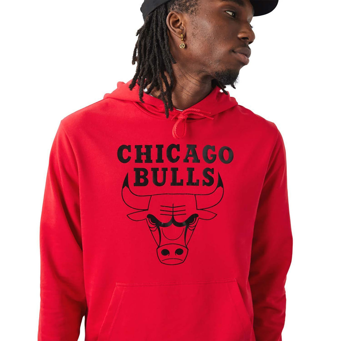 New Era Chicago Bulls NBA Foil Red kapucnis pulóver - Sportmania.hu