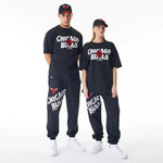 New Era Chicago Bulls NBA Graphic Black Oversized férfi póló