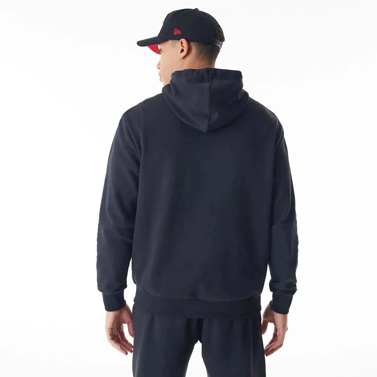 New Era Chicago Bulls NBA Graphic Black Oversized kapucnis pulóver