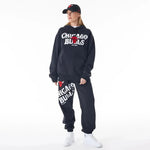 New Era Chicago Bulls NBA Graphic Black Oversized kapucnis pulóver