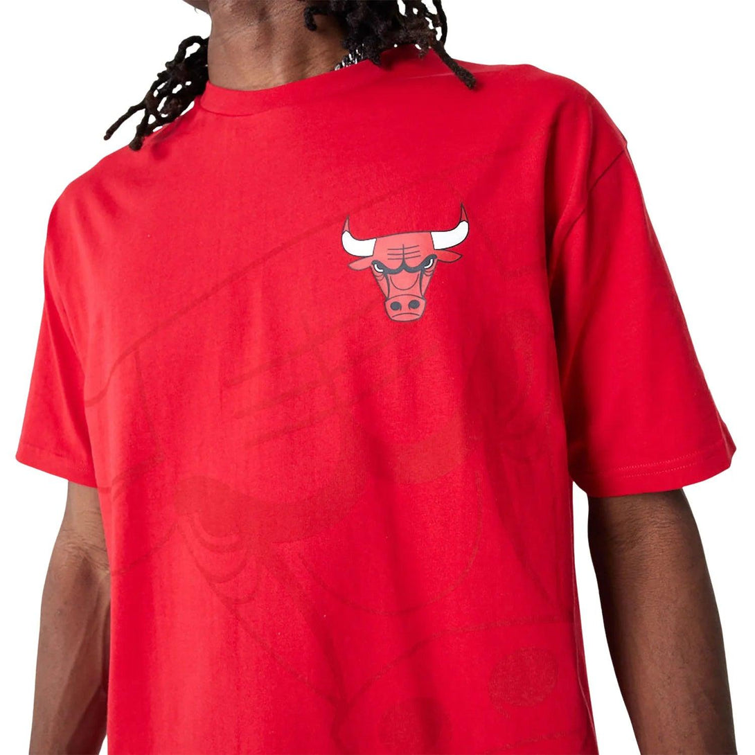 New Era Chicago Bulls NBA Lifestyle Red Oversized póló - Sportmania.hu