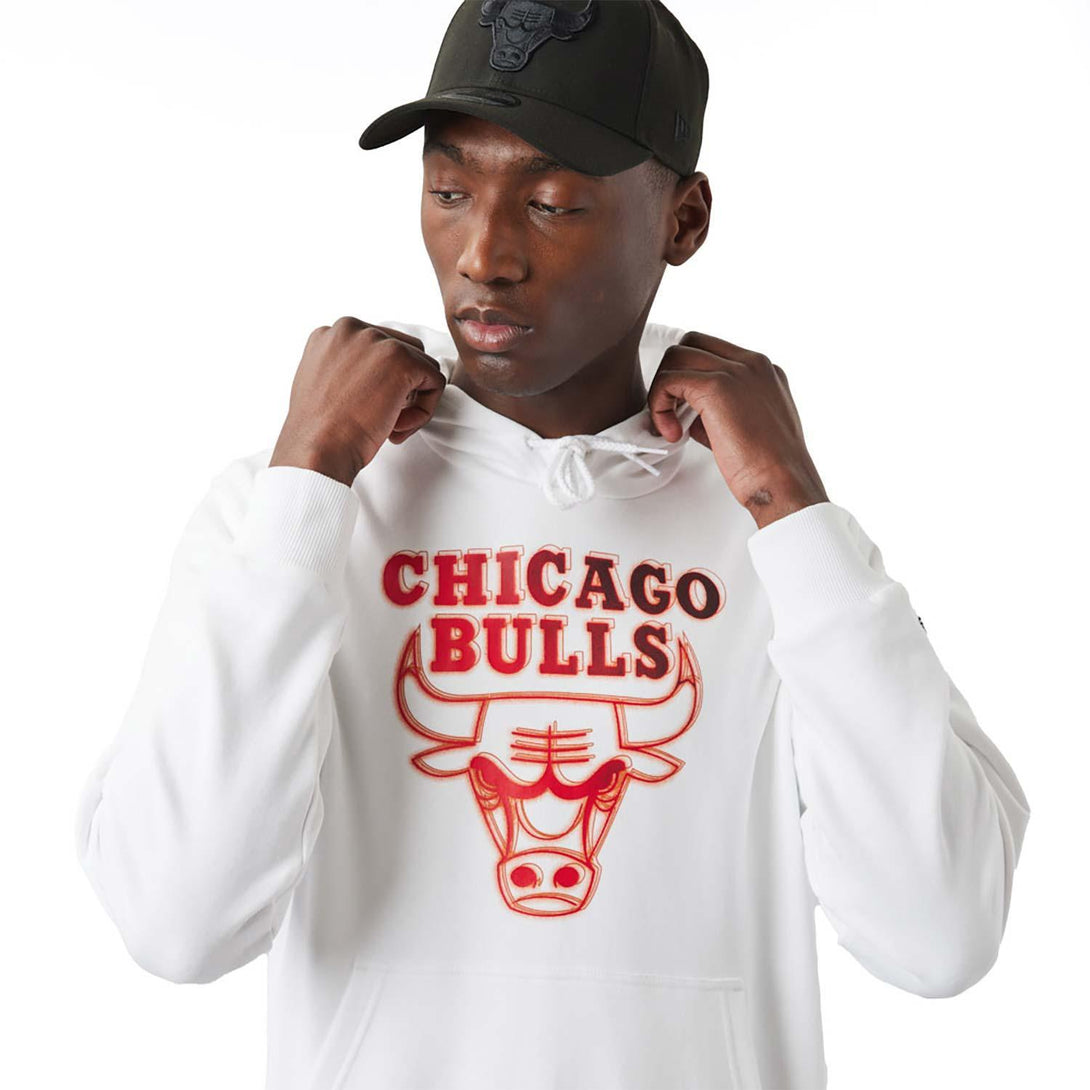 New Era Chicago Bulls NBA Neon Fade White kapucnis pulóver - Sportmania.hu