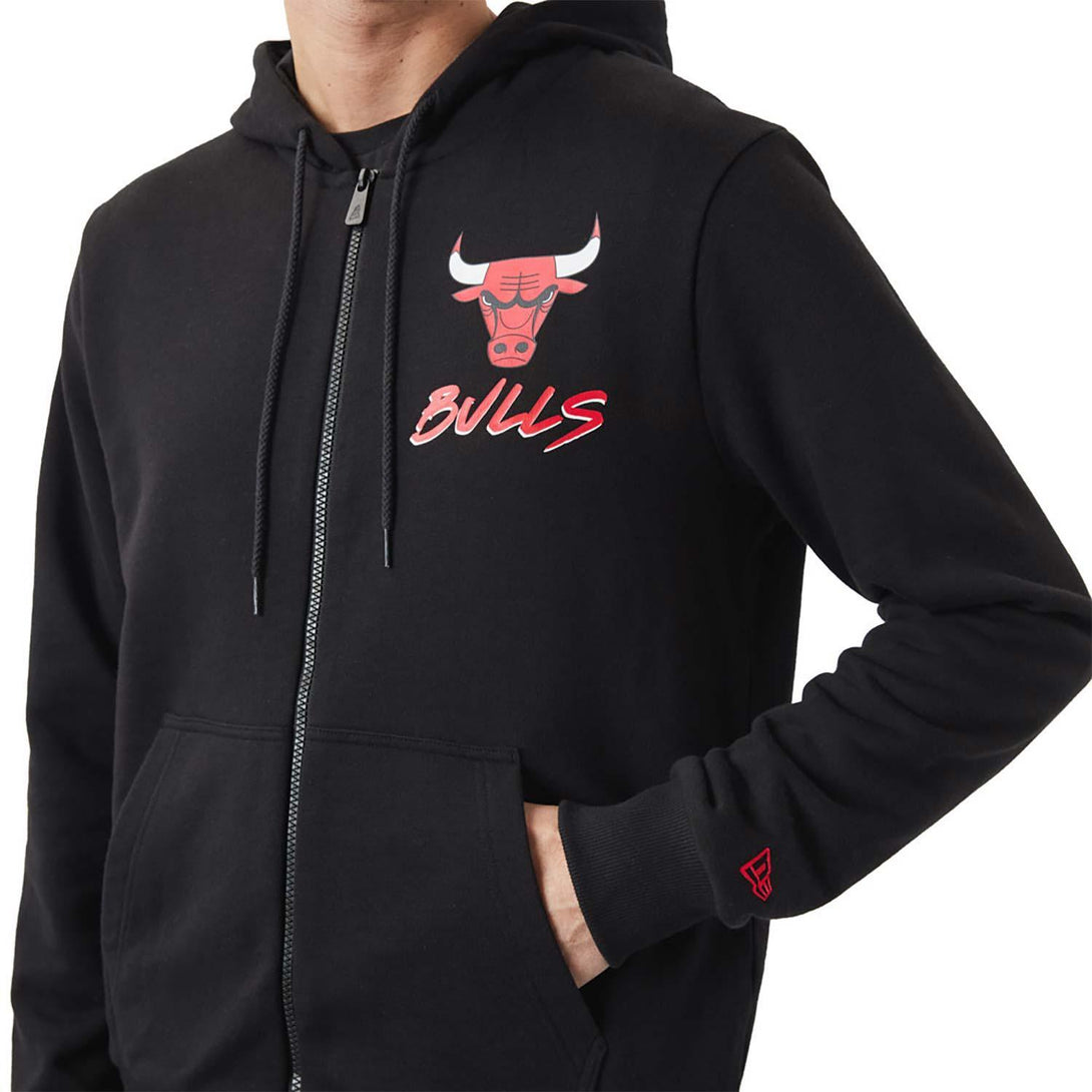 New Era Chicago Bulls NBA Script Black kapucnis pulóver - Sportmania.hu