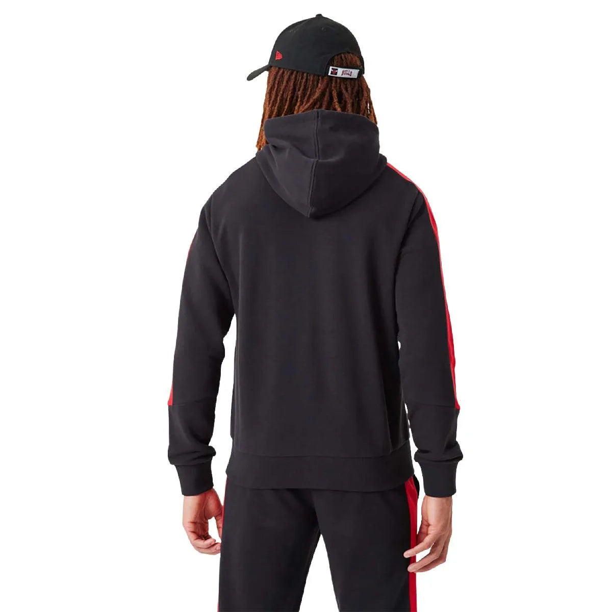 New Era Chicago Bulls NBA Script Full-Zip férfi zip pulóver