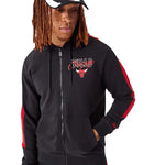 New Era Chicago Bulls NBA Script Full-Zip férfi zip pulóver