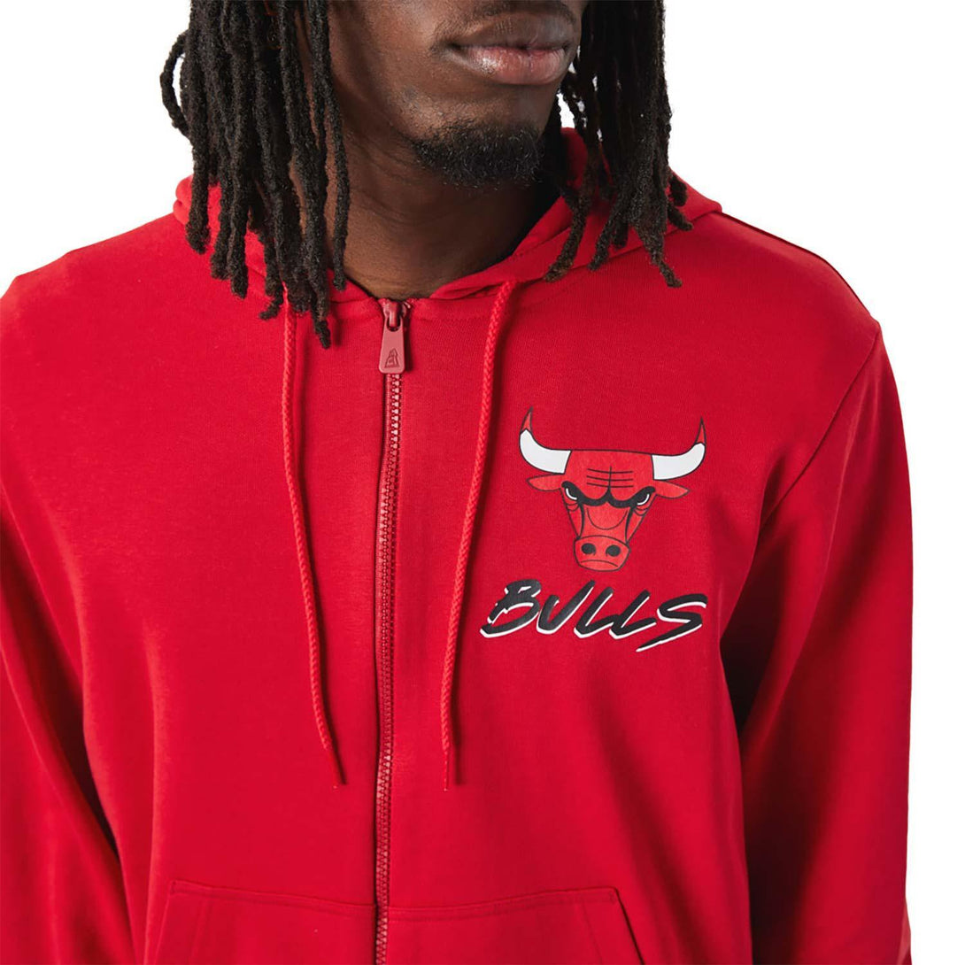 New Era Chicago Bulls NBA Script Red kapucnis pulóver - Sportmania.hu