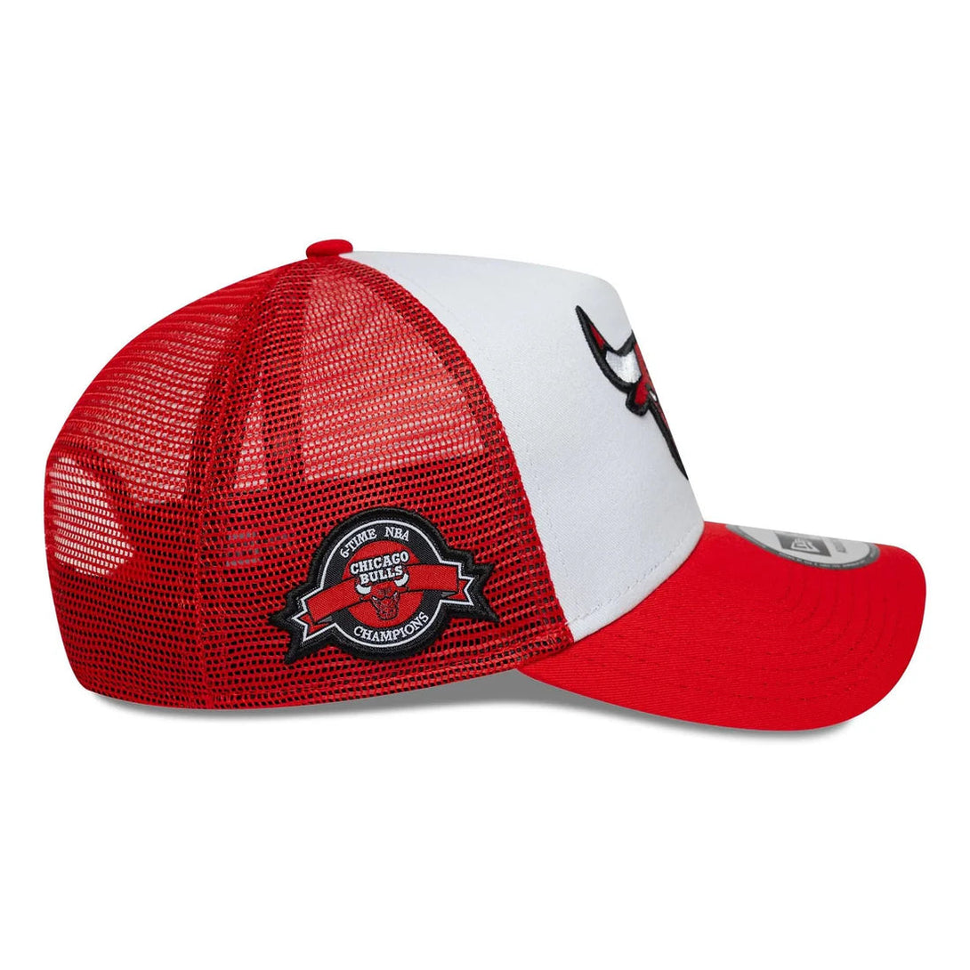 New Era Chicago Bulls NBA Side Patch Red 9FORTY A-Frame Trucker sapka - Sportmania.hu
