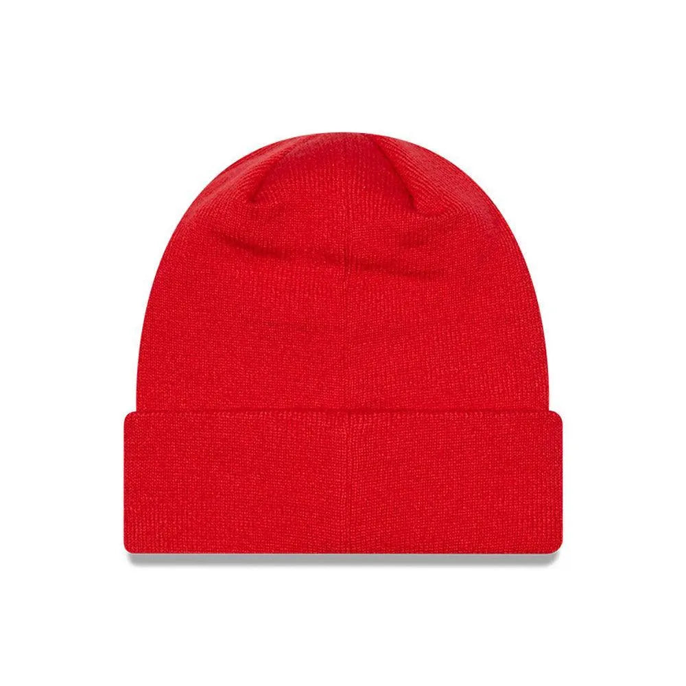 New Era Chicago Bulls Team Logo Red Cuff kötött sapka