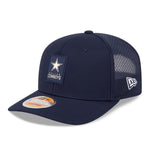 New Era Dallas Cowboys NFL Sideline 2025 Dark Blue 9SEVENTY Trucker Stretch Snap - baseball sapka