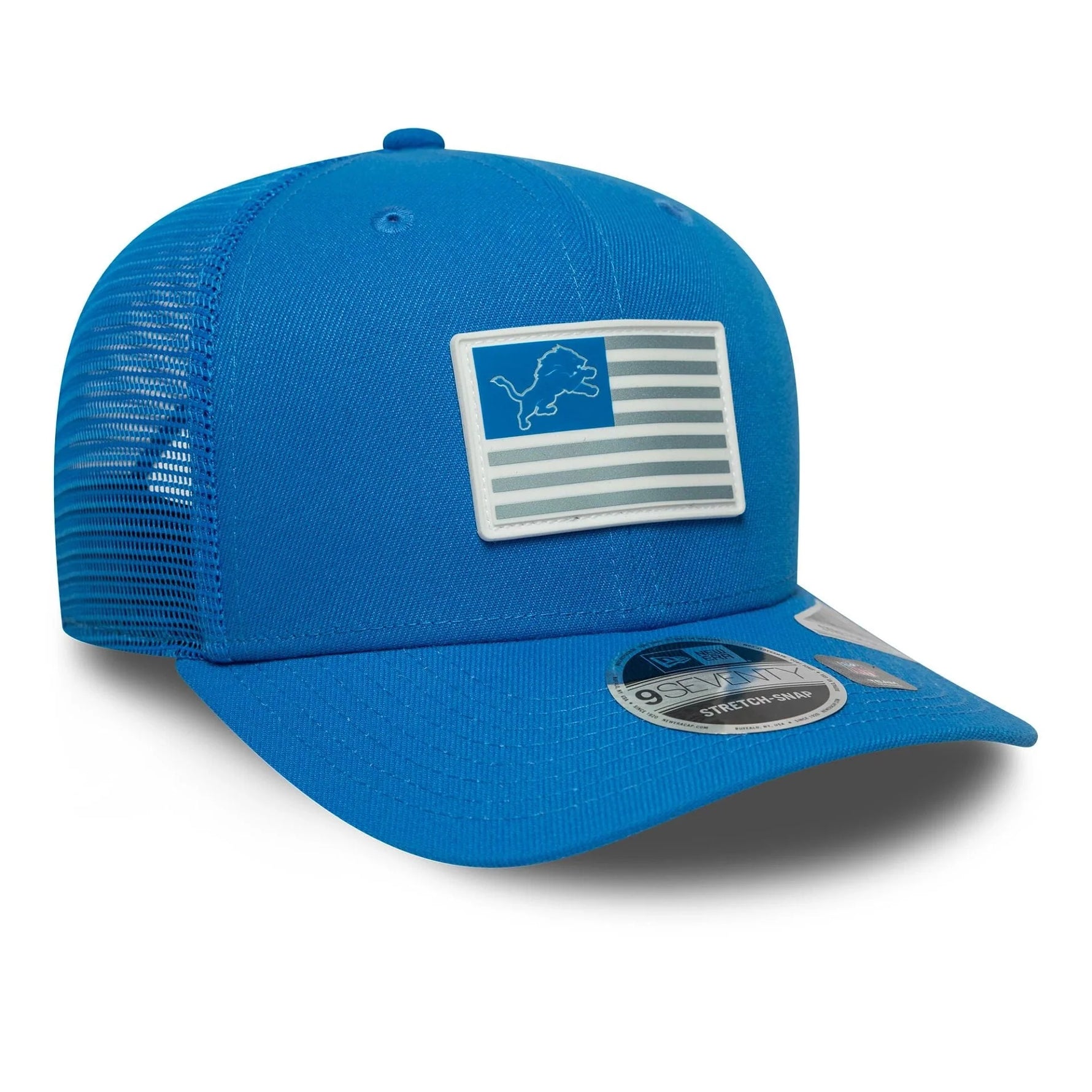 New Era Detroit Lions NFL Flag Blue 9SEVENTY Stretch Snap sapka - Sportmania.hu