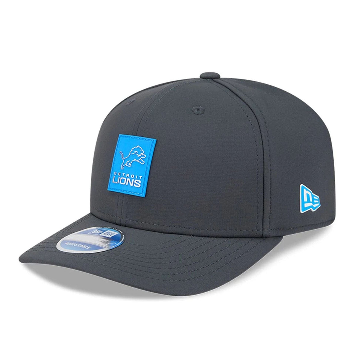 New Era Detroit Lions NFL Sideline 2025 Charcoal 9SEVENTY Stretch Snap - baseball sapka