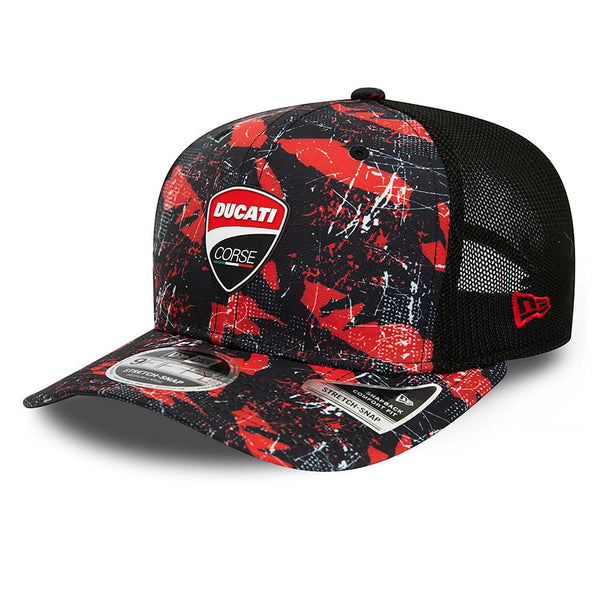 New Era Ducati All Over Print Corse Logo Black 9FIFTY Stretch Baseball sapka - Sportmania.hu