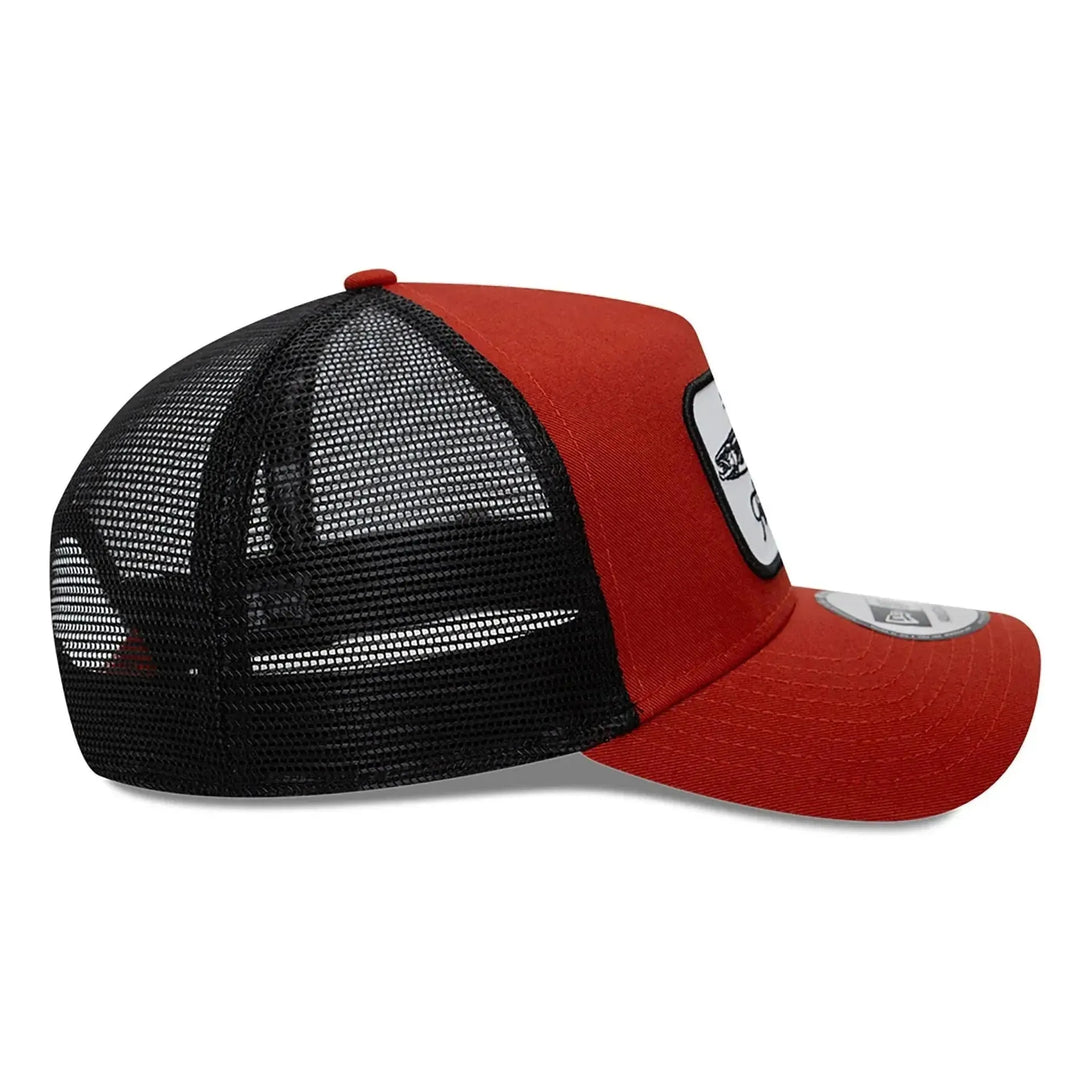 New Era Fishing Patch Trucker Red 9FORTY A-Frame Trucker sapka - Sportmania.hu