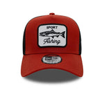 New Era Fishing Patch Trucker Red 9FORTY A-Frame Trucker sapka - Sportmania.hu
