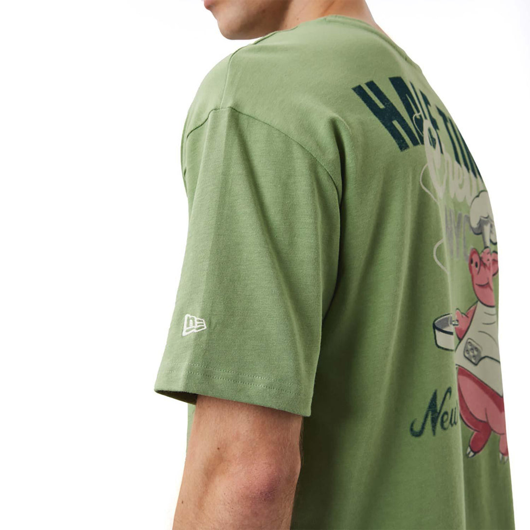 New Era Food Graphic Green Oversized Póló - Sportmania.hu