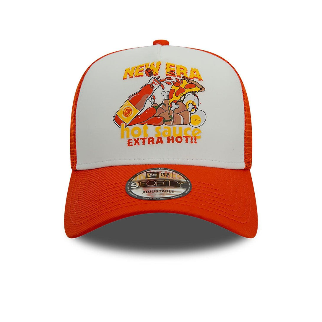 New Era Food Hot Sauce Orange A-Frame Trucker Baseball sapka - Sportmania.hu