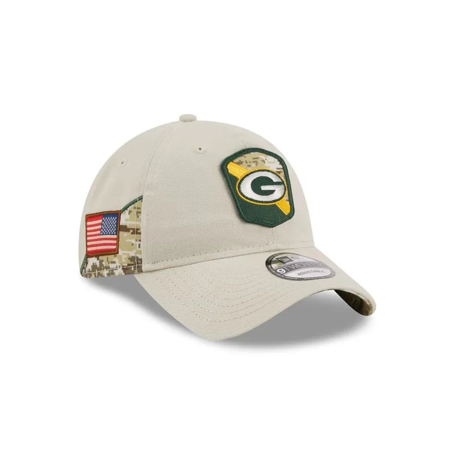 New Era Green Bay Packers 2023 Salute to Service 9TWENTY Baseball sapka - Sportmania.hu