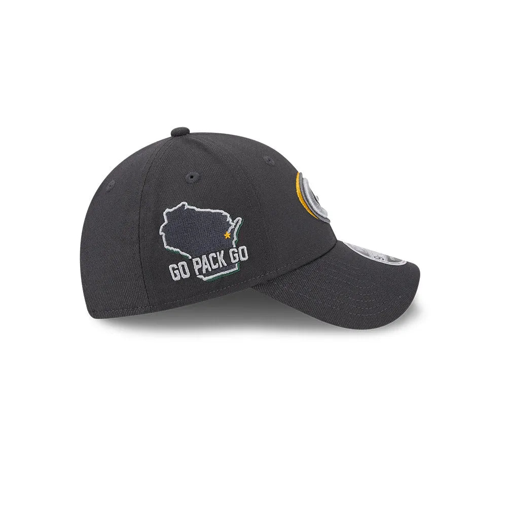 New Era Green Bay Packers NFL Draft 2024 Dark Grey 9FORTY Stretch-Snap Baseball sapka - Sportmania.hu