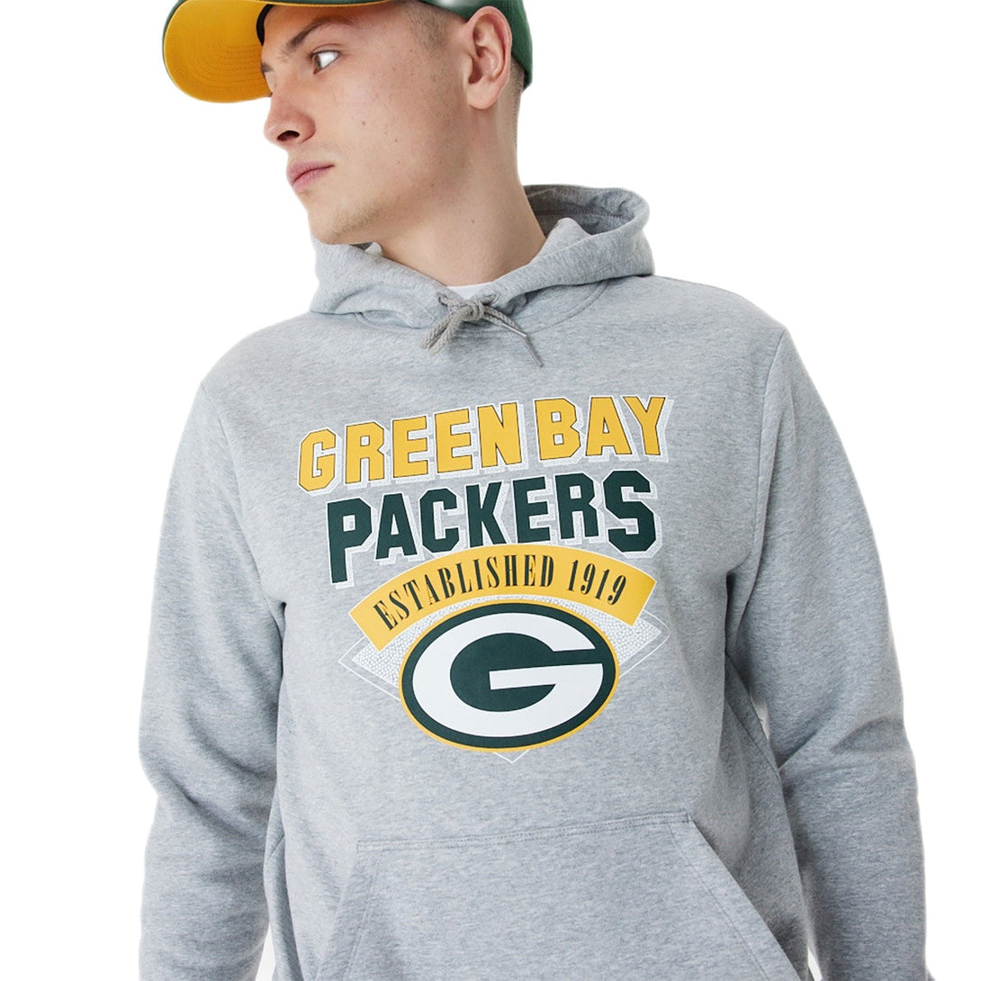 New Era Green Bay Packers NFL Team Graphic kapucnis pulóver - Sportmania.hu