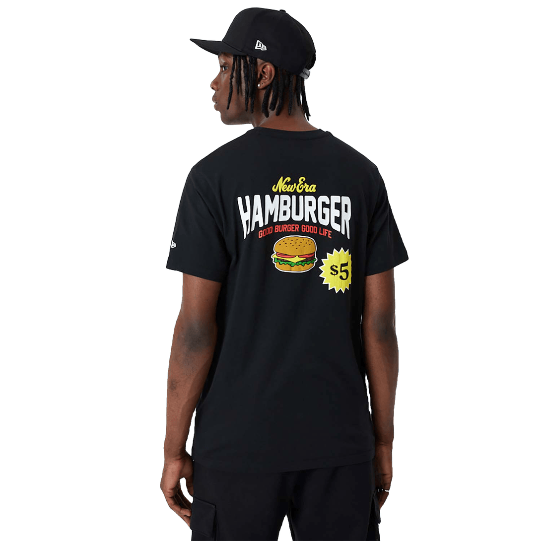 New Era Hamburger Graphic Black Póló - Sportmania.hu