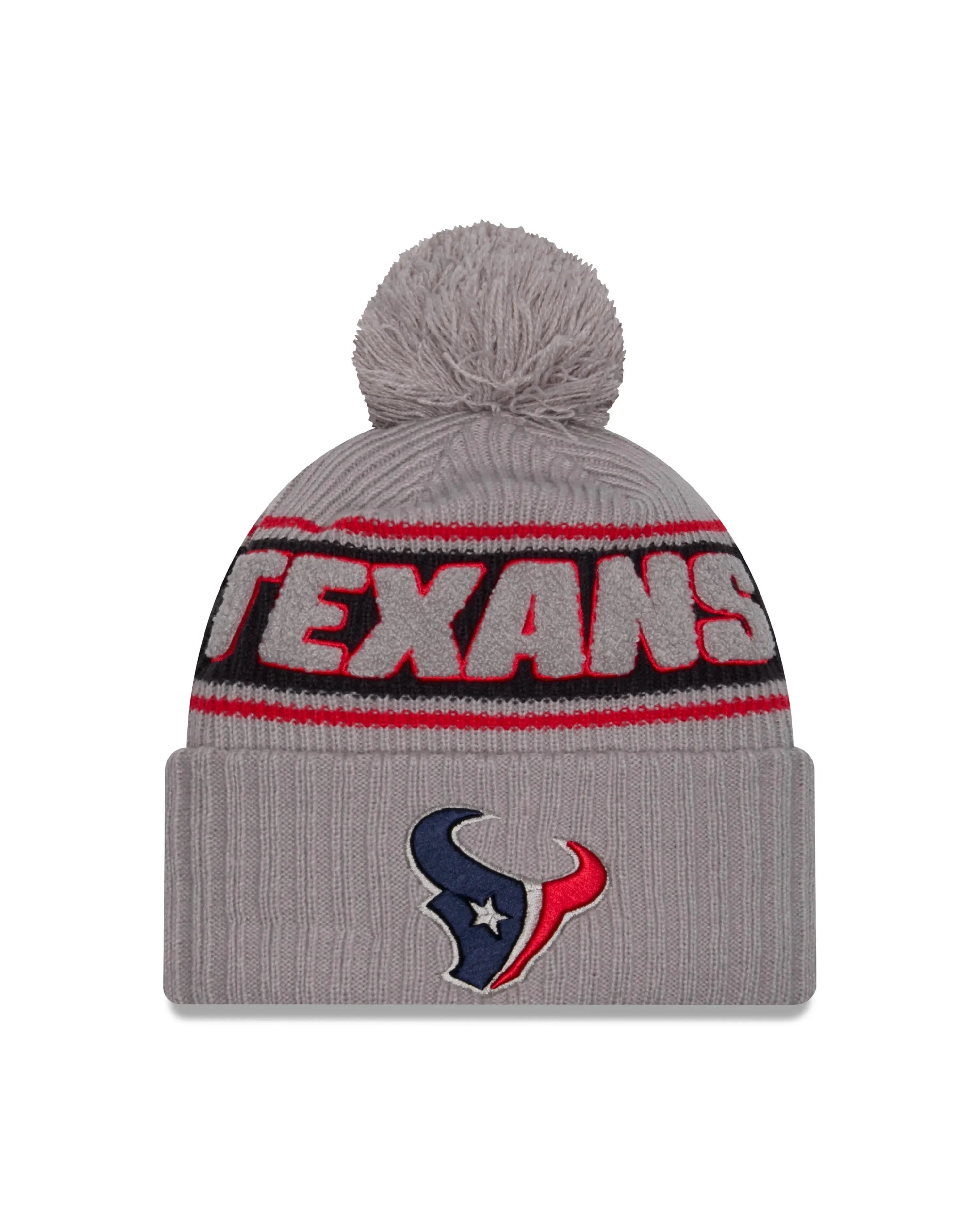 New Era Houston Texans NFL Sideline Grey kötött sapka