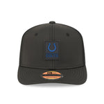 New Era Indianapolis Colts NFL Sideline 2025 Black 9SEVENTY Trucker Stretch Snap - baseball sapka