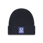 New Era Indianapolis Colts NFL Sideline Charcoal Cuff Knit - kötött sapka