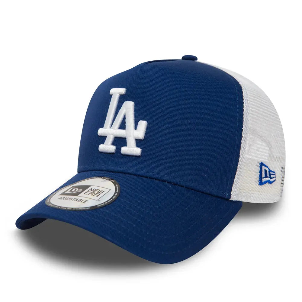 New Era LA Dodgers Clean Blue A-Frame Trucker Baseball sapka 11405497