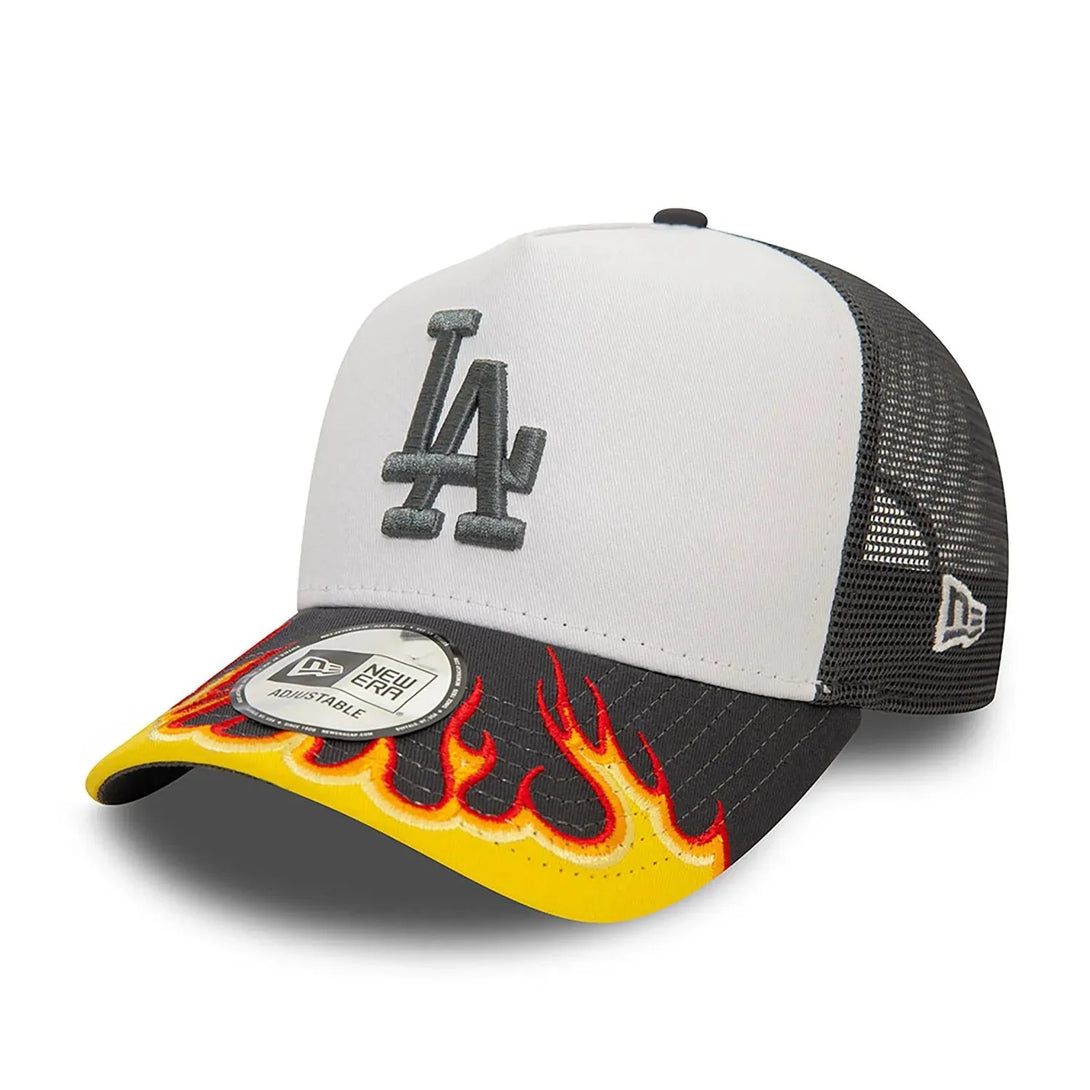 New Era LA Dodgers MLB Flame Dark Grey 9FORTY Trucke sapka Baseball sapka - Sportmania.hu