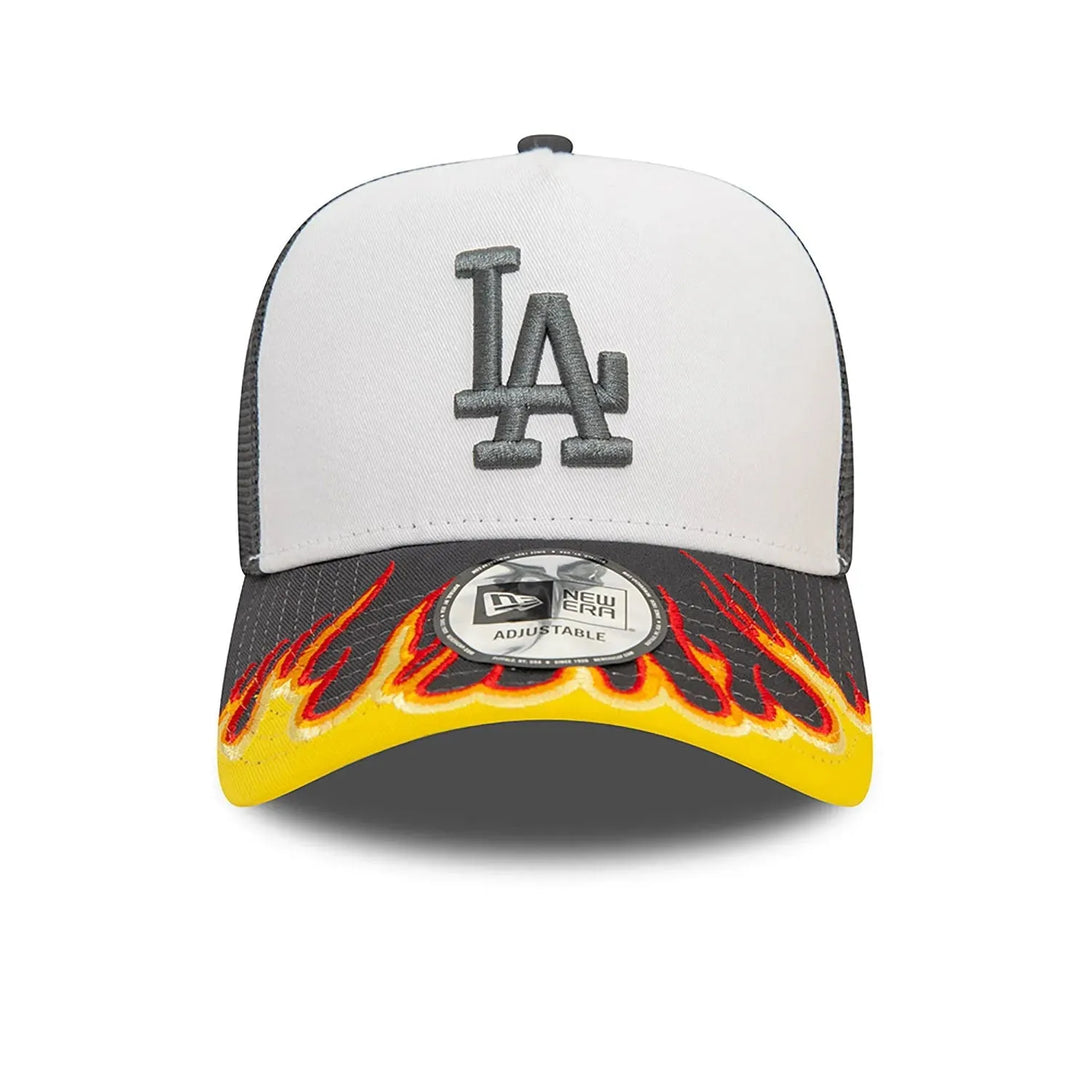 New Era LA Dodgers MLB Flame Dark Grey 9FORTY Trucke sapka Baseball sapka - Sportmania.hu