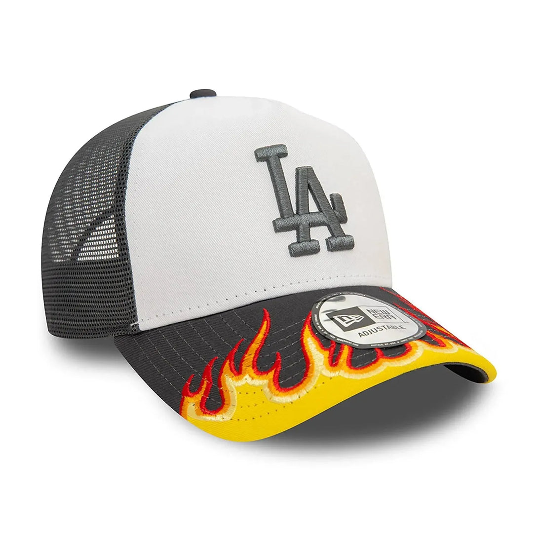 New Era LA Dodgers MLB Flame Dark Grey 9FORTY Trucke sapka Baseball sapka - Sportmania.hu