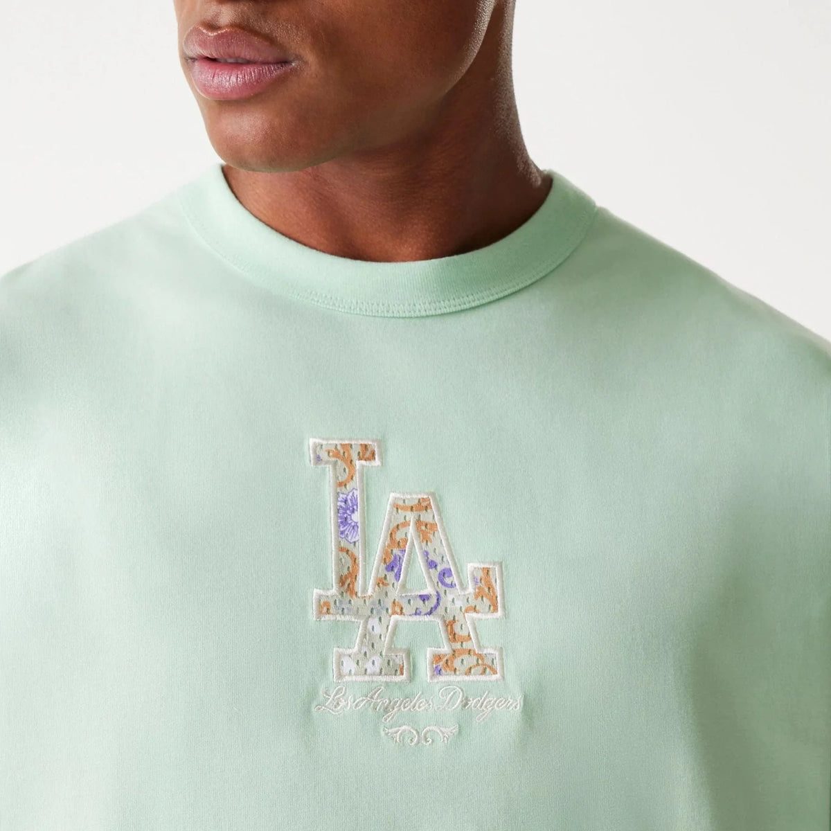 New Era LA Dodgers MLB Infill Pastel Green Oversized póló