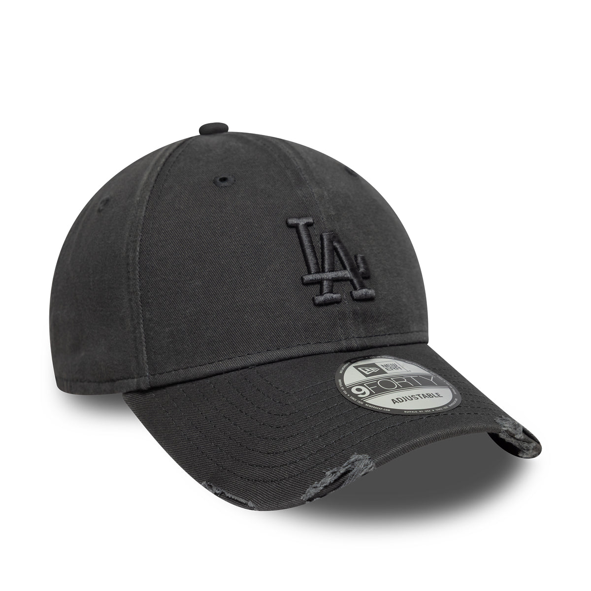 New Era LA Dodgers MLB Washed Distressed Charcoal 9FORTY baseball sapka