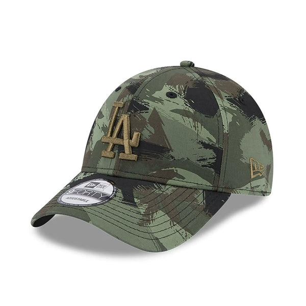 New Era LA Dodgers Painted All Over Print Green 9FORTY baseball sapka