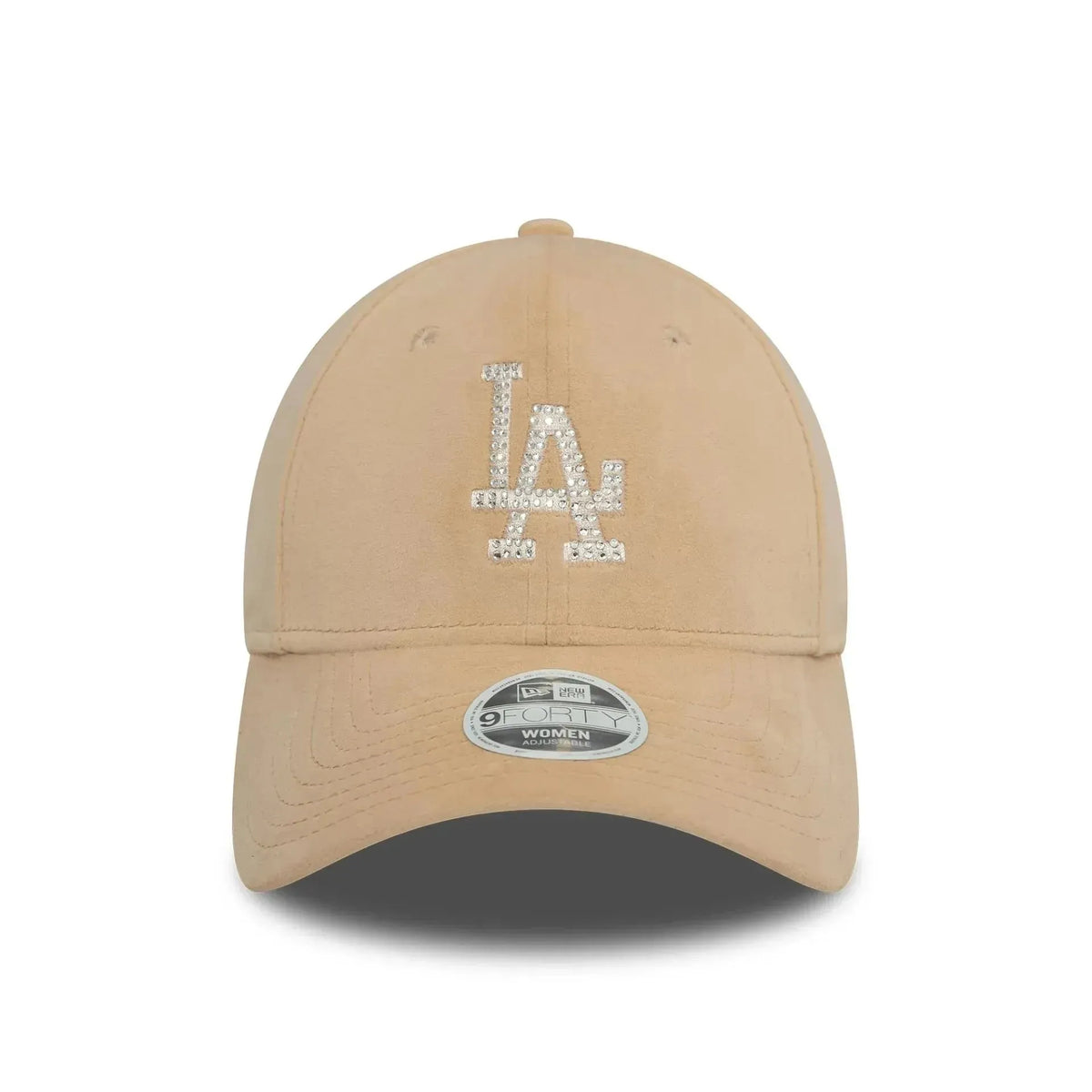 New Era LA Dodgers Velour Diamante Light Beige 9FORTY baseball sapka, női