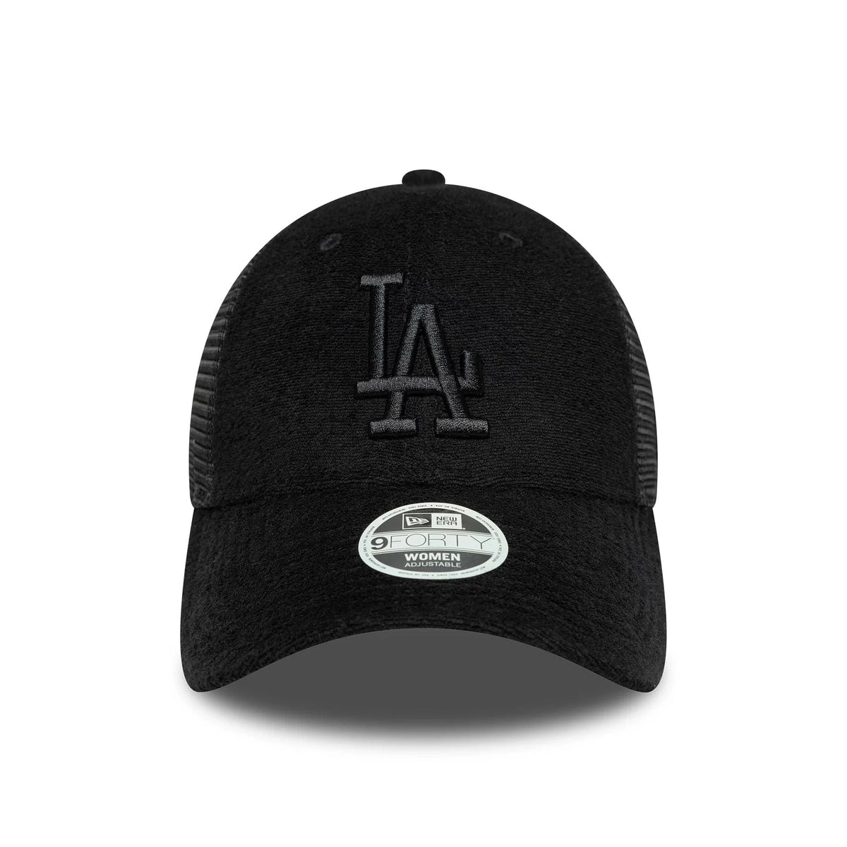New Era LA Dodgers Womens Fabric Black 9FORTY Trucker sapka