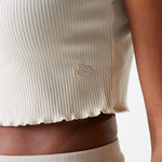 New Era LA Dodgers Womens MLB Rib Light Beige Rib Tank Top - Sportmania.hu