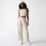 New Era LA Dodgers Womens MLB Rib Light Beige Rib Tank Top