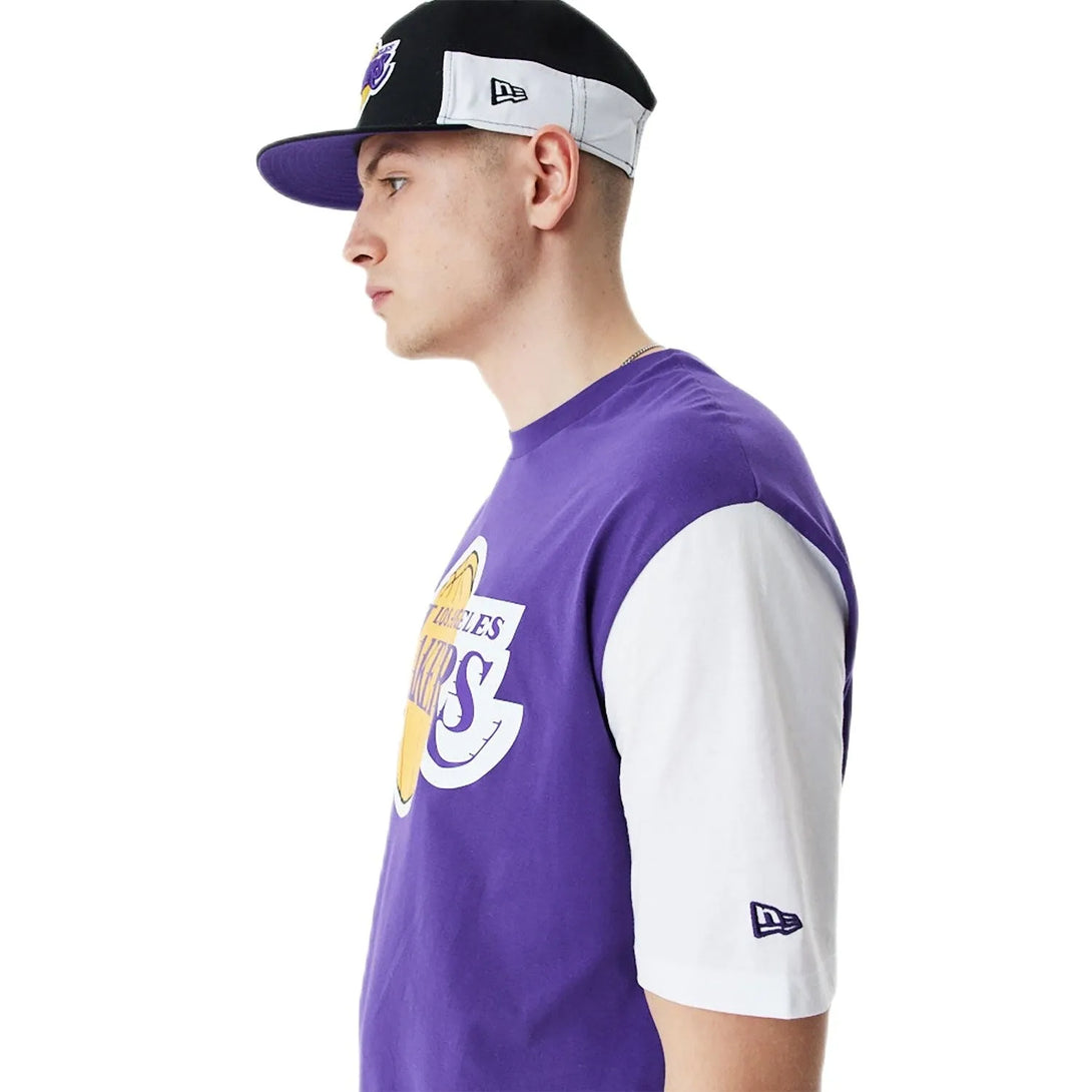 New Era LA Lakers Colour Block Oversized Póló - Sportmania.hu