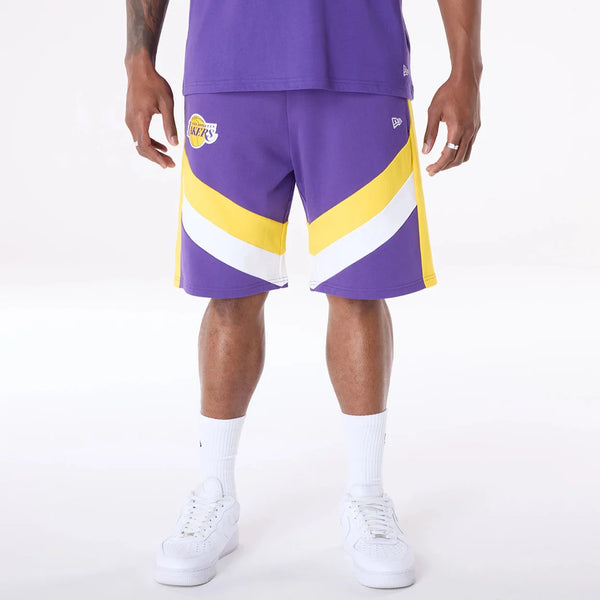 New Era LA Lakers NBA Panel Purple Short