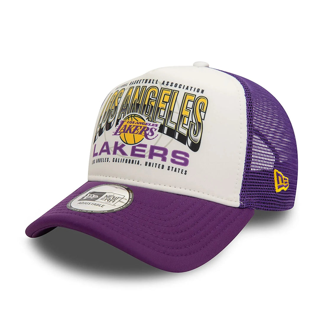 New Era LA Lakers NBA Team Colour Purple 9FORTY Trucker Baseball sapka - Sportmania.hu