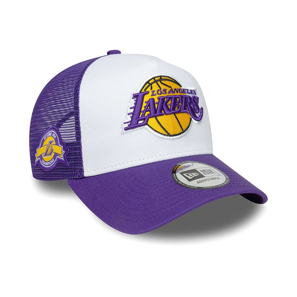 New Era LA Lakers Side Patch Purple 9FORTY A-Frame Trucker sapka - Sportmania.hu