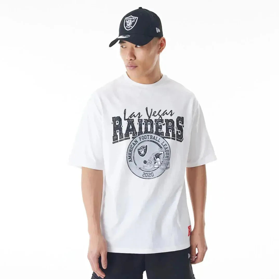 New Era Las Vegas Raiders NFL Helmet Graphic White póló - Sportmania.hu