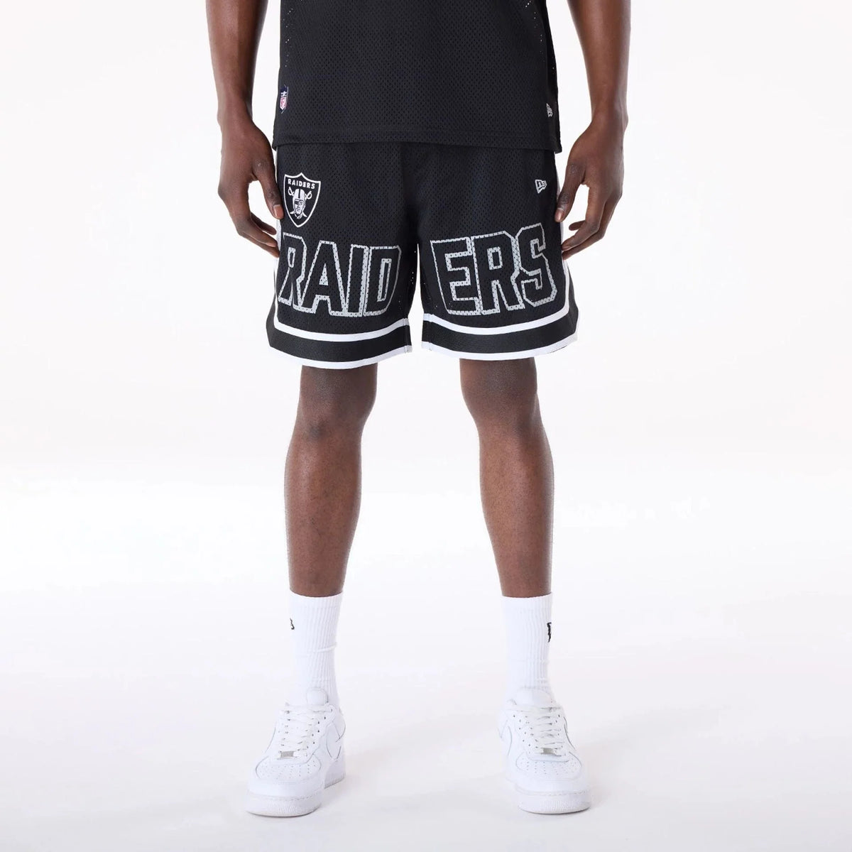 New Era Las Vegas Raiders NFL Mesh Black Short