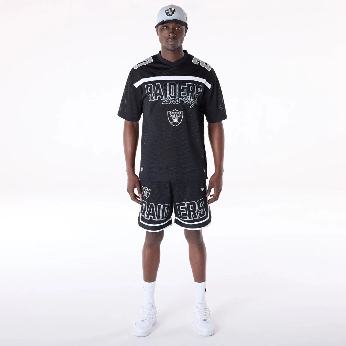 New Era Las Vegas Raiders NFL Mesh Black Short
