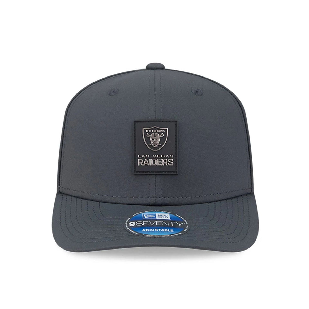 New Era Las Vegas Raiders NFL Sideline 2025 Charcoal 9SEVENTY Stretch Snap - baseball sapka