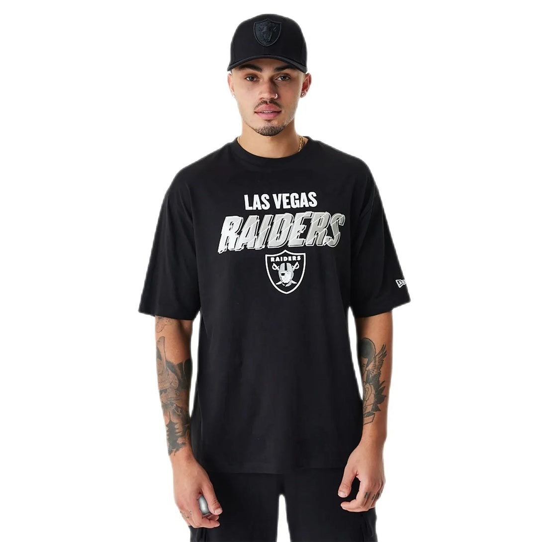 New Era Las Vegas Raiders Script Graphic Oversized póló - Sportmania.hu