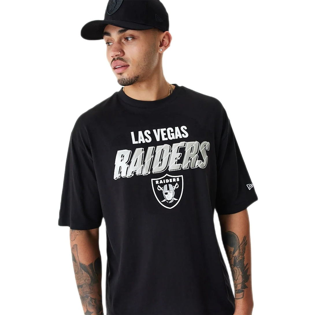 New Era Las Vegas Raiders Script Graphic Oversized póló - Sportmania.hu