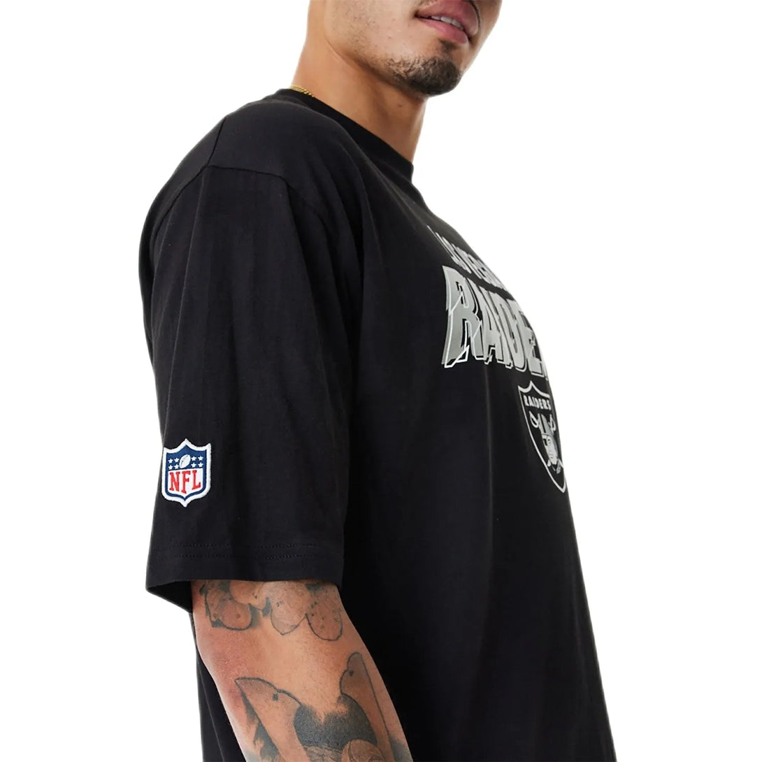 New Era Las Vegas Raiders Script Graphic Oversized póló - Sportmania.hu