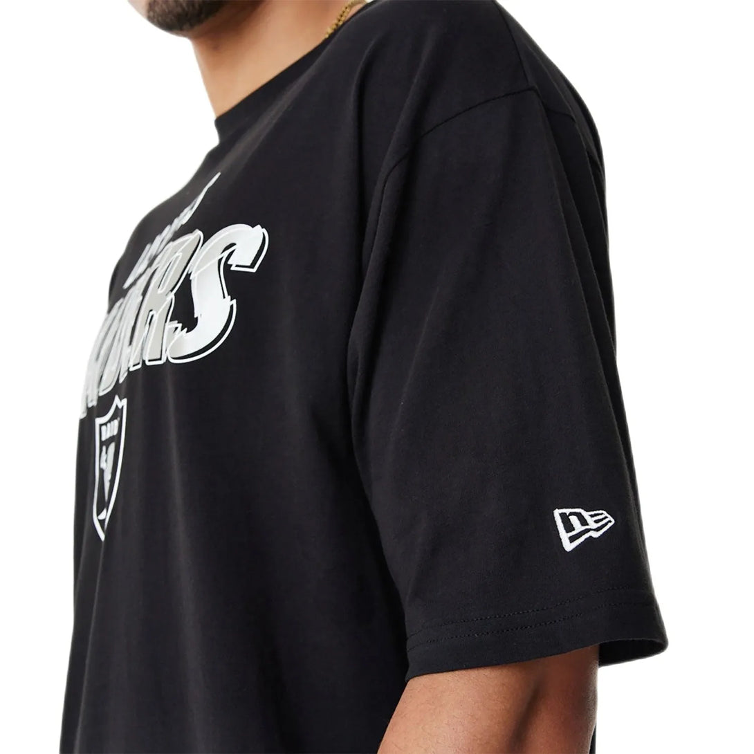 New Era Las Vegas Raiders Script Graphic Oversized Póló - Sportmania.hu